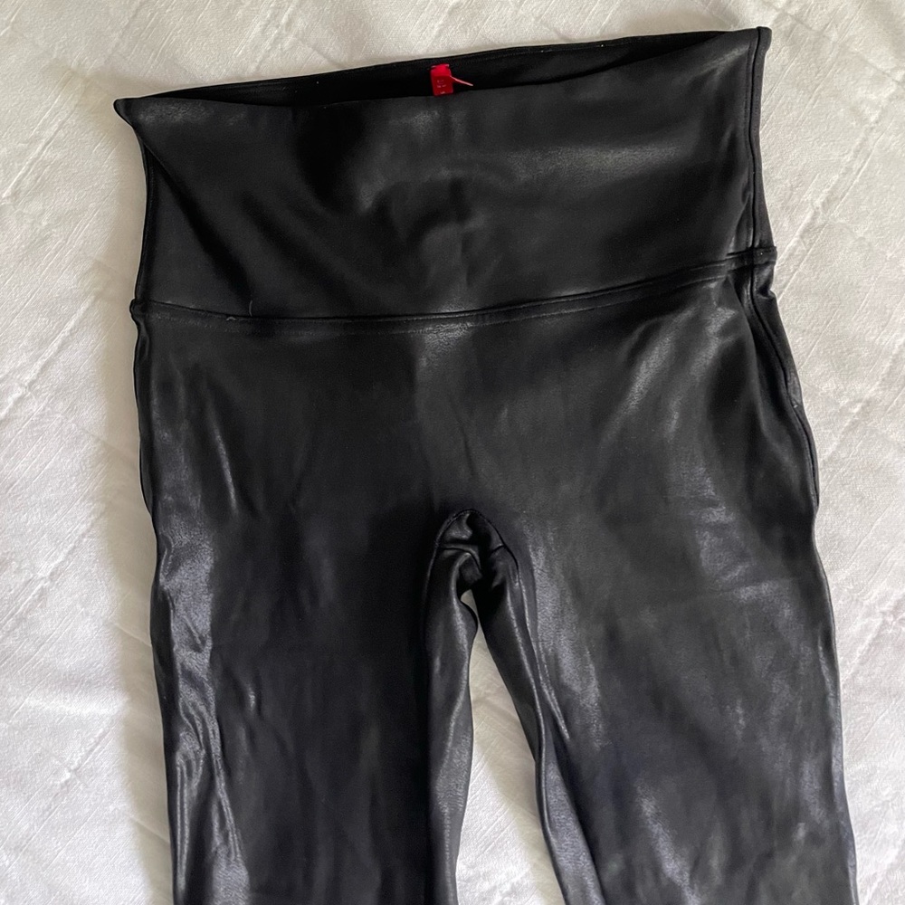 Spanx faux leather leggings